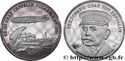 GERMANY Médaille, 150e anniversaire de Ferdinand Graf von Zeppelin, Premier vol long-courrier d&nbsp;un zeppelin, LZ 4