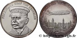 GERMANY Médaille, 150e anniversaire de Ferdinand Graf von Zeppelin, Lz 104 le dirigeable africain