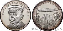 ALLEMAGNE Médaille, 150e anniversaire de Ferdinand Graf von Zeppelin, LZ 126 Los Angeles