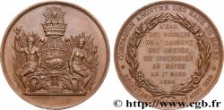 SECOND EMPIRE Médaille, Les sources de Saint Laurent AU