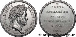 SÉRIE MÉTALLIQUE DES ROIS DE FRANCE Médaille, Louis-Philippe - 72 - refrappe ultra-moderne