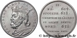 SÉRIE MÉTALLIQUE DES ROIS DE FRANCE Médaille, Dagobert Ier - 11 - refrappe ultra-moderne