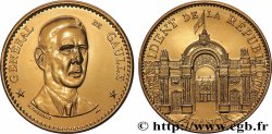 CINQUIÈME RÉPUBLIQUE Médaille, Général de Gaulle, président de la République