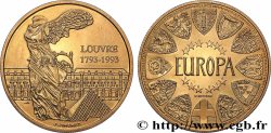 FUNFTE FRANZOSISCHE REPUBLIK Médaille, Louvre-Europa