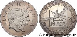 PAYS-BAS Médaille, “Essai” 10 Euro ALBERT II - PAOLA