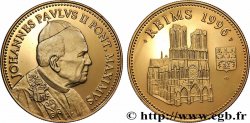 VATICANO E STATO PONTIFICIO Médaille, Jean-Paul II, Reims