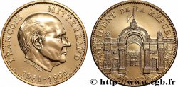 FUNFTE FRANZOSISCHE REPUBLIK Médaille, François Mitterand