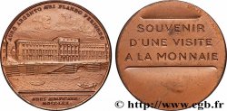 III REPUBLIC Médaille, Souvenir d’une visite à la Monnaie