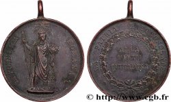 ITALY - RÉPUBLIQUE ROMAINE (1849) Médaille, La Patrie reconnaissante, Vertu citadine