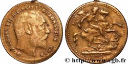GRANDE-BRETAGNE - ÉDOUARD VII Médaille, Couronnement