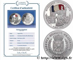 V REPUBLIC Médaille, Marianne triomphante