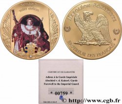 SECOND EMPIRE Médaille, Napoléon Ier sur le trône impérial