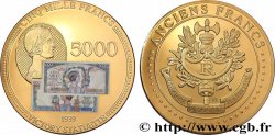 QUINTA REPUBLICA FRANCESA Médaille, Anciens 5000 francs