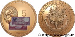 FUNFTE FRANZOSISCHE REPUBLIK Médaille, Anciens 5 francs
