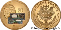 QUINTA REPUBLICA FRANCESA Médaille, Anciens 20 francs