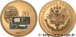 QUINTA REPUBLICA FRANCESA Médaille, Anciens 20 francs