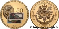 QUINTA REPUBLICA FRANCESA Médaille, Anciens 50 francs