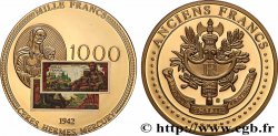 V REPUBLIC Médaille, Anciens 1000 francs