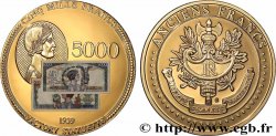 V REPUBLIC Médaille, Anciens 5000 francs