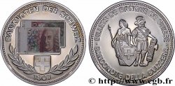 SCHWEIZ Médaille, Billets de Suisse, 500 francs suisse