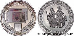 SCHWEIZ Médaille, Billets de Suisse, 500 francs suisse