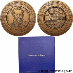 V REPUBLIC Médaille calendrier, Jules Verne