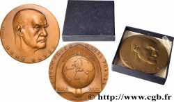 CINQUIÈME RÉPUBLIQUE Médaille, René Razel, Centenaire de l’entreprise Razel