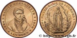 TOURISTIC MEDALS Médaille touristique, Notre Dame de Lourdes, Sainte Bernadette