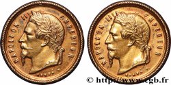 SECOND EMPIRE Médaillette, Napoléon III