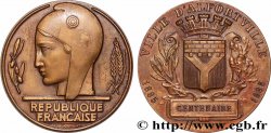 QUINTA REPUBLICA FRANCESA Médaille, Centenaire de la ville