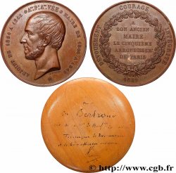 DEUXIÈME RÉPUBLIQUE Médaille, Dévouement courage et intégrité de l’ancien maire Antoine Vée