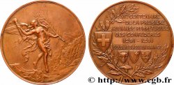 SWITZERLAND - CONFEDERATION OF HELVETIA Médaille, 6e centenaire de la première alliance perpétuelle des confédérés