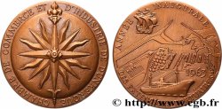 FUNFTE FRANZOSISCHE REPUBLIK Médaille, Année inaugurale des extensions portuaires de Dunkerque