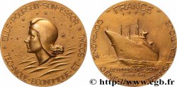 FUNFTE FRANZOSISCHE REPUBLIK Médaille, Paquebot France