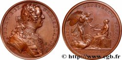 LOUIS XV THE BELOVED Médaille, Pacification de la République de Genève