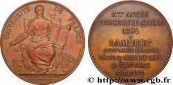 TROISIÈME RÉPUBLIQUE Médaille, Faculté de droit, Procédure civile, Troisième année