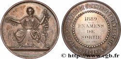 TROISIÈME RÉPUBLIQUE Médaille, École supérieure de commerce et d’industrie, Examens de sortie