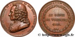 LUIS XVIII Médaille, François-Marie Arouet dit Voltaire, Au génie de Voltaire