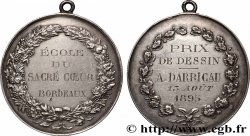 TROISIÈME RÉPUBLIQUE Médaille, École du Sacré Coeur