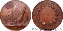TROISIÈME RÉPUBLIQUE Médaille, Société à la voile