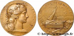 TROISIÈME RÉPUBLIQUE Médaille, Régates, Société “L’aviron arcachonnais”