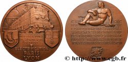 QUATRIÈME RÉPUBLIQUE Médaille, Mise en service du Paris-Dijon et électrification du Paris-Lyon