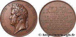 LOUIS-PHILIPPE I Médaille, Pont de Béziers, pose de la première pierre