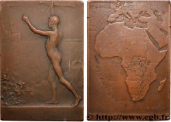 BELGIAN CONGO Plaquette, Retour du prince Albert de son voyage d’afrique