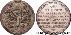 ARGENTINA Médaille, Inauguration des installations portuaires de Mar del Plata