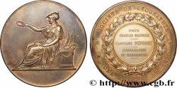 III REPUBLIC Médaille, Société de géographie, Ethnographie de Madagascar XF