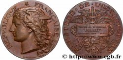 III REPUBLIC Médaille, Service des épizooties
