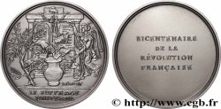 V REPUBLIC Médaille, Bicentenaire de la Révolution, Suffrage universel