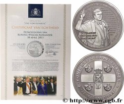 PAESI BASSI Médaille, Serment du roi Guillaume-Alexandre