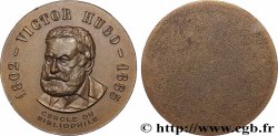 LITERATURE : WRITERS - POETS Médaille, Victor Hugo, Cercle du bibliophile